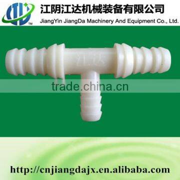 Plastic fitting Tee accessories of two 17mm and one 10mm for rubber hose