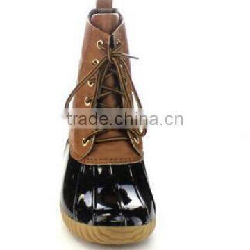 Women's Lace Up Winter Bean Boots photo-2