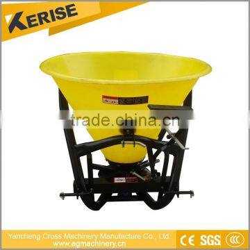 High efficiency fertilizer spreader with CE