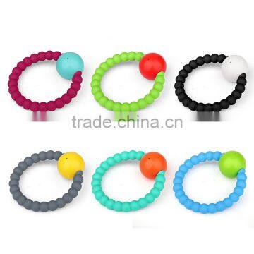 Wholesale Organic Baby Toys Sensory Baby Soothers Silver Baby Rattle photo-3
