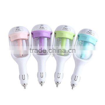 12V Mini Car Steam Humidifier Air Purifier