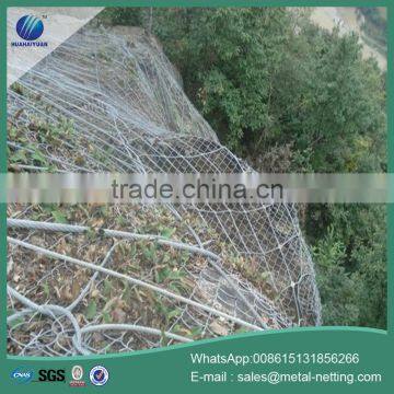 slope protection netting rock fall wire rope net rockfall netting