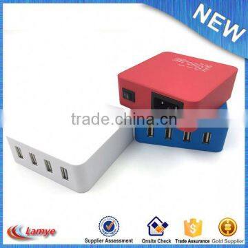 4 Port Usb Wall Socket Universal Wall Charger for Iphone photo-4