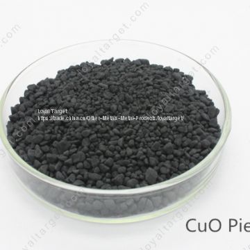 coating materials 99.99% CuO pieces