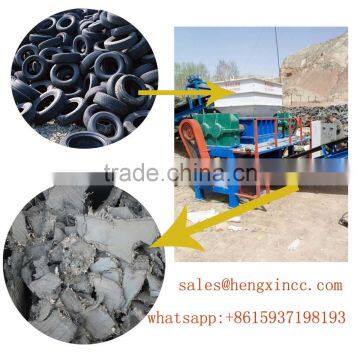 waste shredder for recycling plastic bottle / tyre / old clothes / carton box