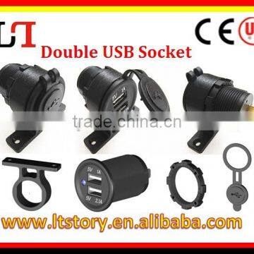 Mobile Phone Use and Electric Type USB Universal Phone Charger for Motorcycles