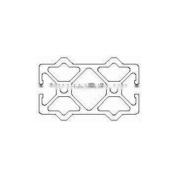 Modular Aluminum profiles for machine guarding partition Machine fame Aluminum extrusions Tubular framing for machine guard