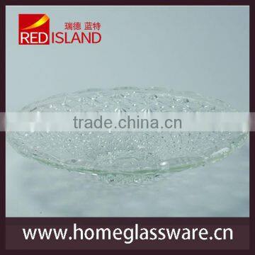 13"Europe Style Crystal Glass Compote and Glass Fruit Tray and Salad photo-2