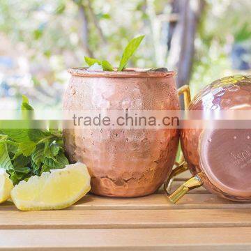 Copper MOSCOW MULE MUGS With Straw & Shot Glass Indian MANUFACTURER photo-2