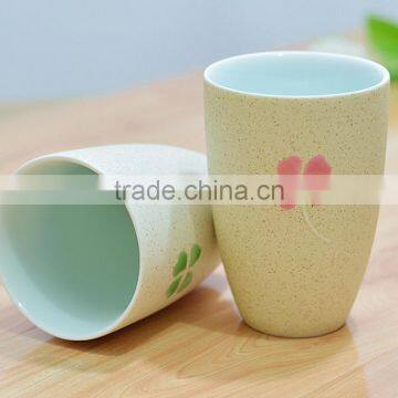 Haonai High Quality Lucky Clover Decal Ceramic Mug With Handle photo-5
