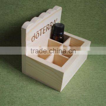 Eco-Friendly Feature and Tools Use Wooden Essential Oil Display Storage Box With 6 Compartments photo-4