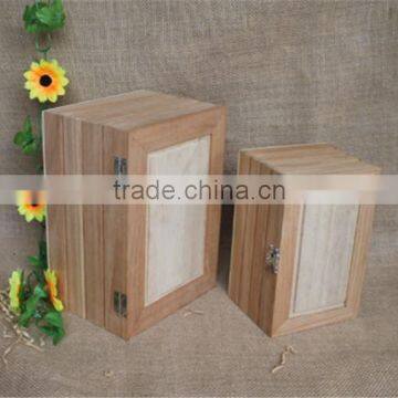 High Quality Natural Unfinished Luxury Wooden Gift Craft Box Wholesale photo-5