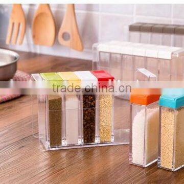 CY136 6 in 1 Plastic Spice Holer Seasoning Box photo-2