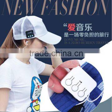 Bluetooth music mesh hat summer sun hat baseball cap with smart Bluetooth headset fashion hats