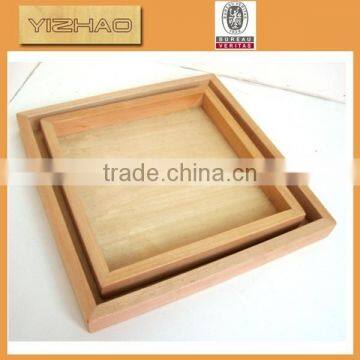 2015 factory supply customize cheap hot sale wooden tray