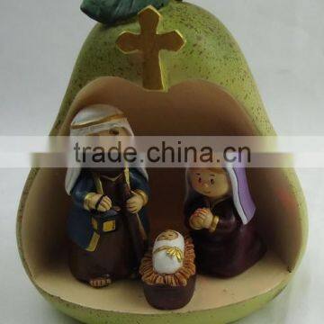 Polyresin 3d Baby Jesus Birth Craft Holy Family Figurines photo-4