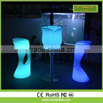 2016 new invention 16 colors change LED cocktail light bar table / LED clear table light