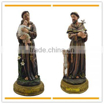 12 Inch Polyresin Catholic Religious Items Souvenirs Saint Francis Statues photo-3