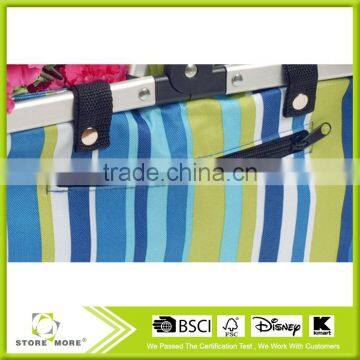 Collapsible Folding Market Basket With Pocket photo-3