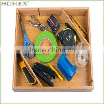 Wonderful Quality Bamboo Drawer Organizer/Homex_BSCI