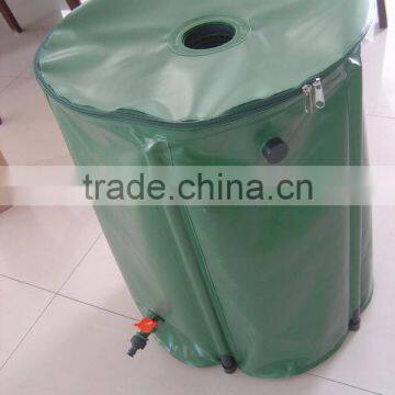 PVC water tank for home and garden with faucet and water inlet