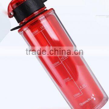 BPA Free USA Import Material Tritan Plastic Water Bottle Travel Drinking Bottle