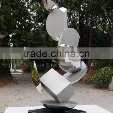 Famous Chinese Sculptures Metal Craft Stainless Steel Modern Sculpture photo-3