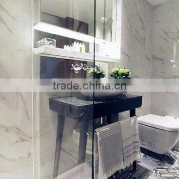 Hot sale fire resistant natural stone white color marble tile