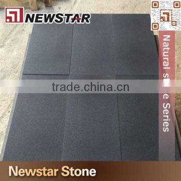 Exterior paving stone wall cladding stone black basalt