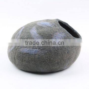 Hot Selling !!!!100% Wool Felt Cat Cave/cat Bed (can Custom ) photo-2