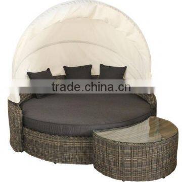 Outdoor Luxury Rattan Wicker Round Daybed Sunbed AE5101 photo-2