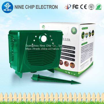 Outdoor Solar Bird Repeller Ultrasonic Pig Owl Scare photo-5