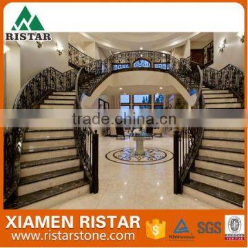 Popular Polished Granite Indoor Stone Staircase