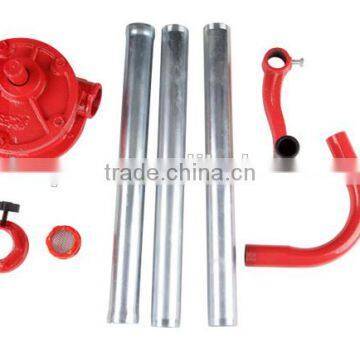 JS-32 Three Input Tube Cast Iron Oil Rotary Hand Pump For Drum photo-5