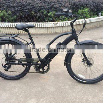 Hot Sell Electric Beach Cruiser Hidden Battery Electric Bike for Lady photo-5