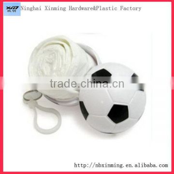 Football-shaped for disposable raincoat box