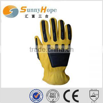 Fashion Mechanic Gloves TPR Leather Working Gloves photo-2