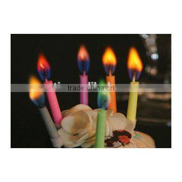 Romantic Coloured Flame Birthday Candle
