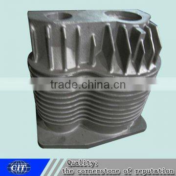 cylinder block casting used for the train brake with the brake cylinder