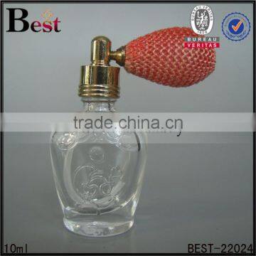 alibaba china cosmetic fragrance perfume gasbag 10ml glass bottle gold metal cap wholesale