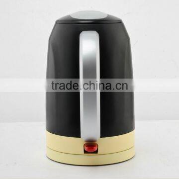 NEW DESIGN PLASTIC 360 DEGREE ROTATIONAL BASE CORDLESS KETTLE 1.7L CE/GS/RoHs