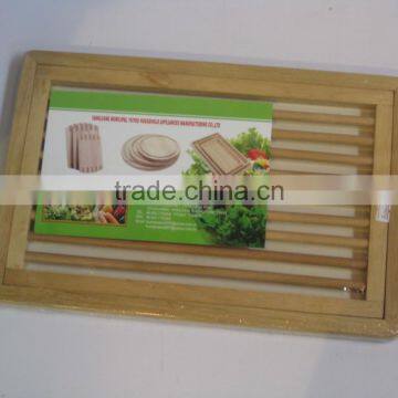 wooden bread board