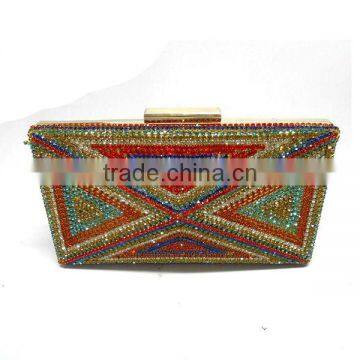 2014 hot fashion designer evening hard case clutch bag