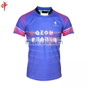 Sky Blue Rugby Football Jerseys ,Qeok Sports Design,Digital Printing Garments photo-2