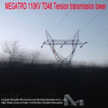 MEGATRO 110KV TD48 Tension Transmission Tower photo-3