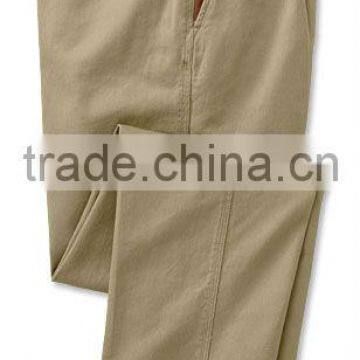 100%cotton drill men's casual pant khaki pant