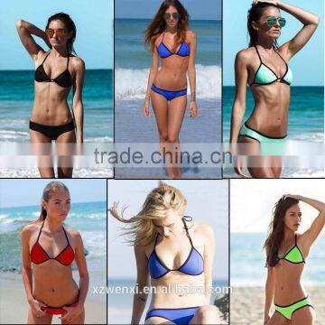 2017 new design custom swimwear packaging xxx hot sex bikini women beachwear