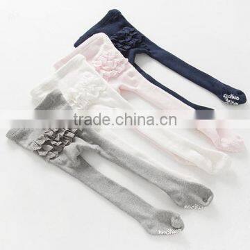Hot Model Lace Ruffle Girl Leggings Thicken Non-slip Tights for 0-6 Years photo-2