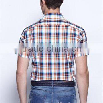 Egyptian Cotton Plaid Men Shirt SHL100 photo-3