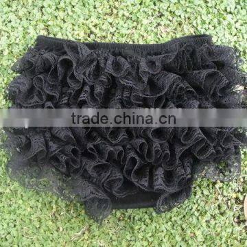 Lovely Kids Ruffle Underwear Triple Lace Ruffle Shorts Persnickety Remake Bloomers for Baby photo-4